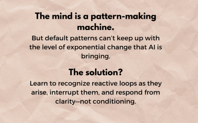 Why Working With Your Mind is Now a Survival Skill